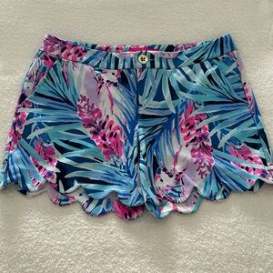 Lily Pulitzer Buttercup Rayon, Nylon Blend Shorts Size 4 BNWOT
